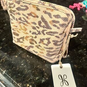 HOBO Leopard Print Cosmetic Bag